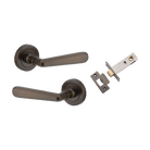 Iver Copenhagen Lever on Round Rose (Pair) — Signature Brass — LHTR20801KPRIV60
