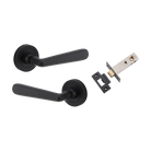 Iver Copenhagen Lever on Round Rose (Pair) — Matt Black — LHTR20803KPASS60