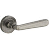 Door Lever Copenhagen Round Rose Distressed Nickel D52xP61mm

(Latch/Lock Sold Separately) in Distressed Nickel