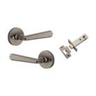 Iver Copenhagen Lever on Round Rose (Pair) — Distressed Nickel — LHTR20807KIBPRIV60
