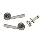 Iver Copenhagen Lever on Round Rose (Pair) — Distressed Nickel — LHTR20807KPASS60