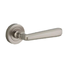 Iver Copenhagen Lever on Round Rose (Pair) — Satin Nickel — LHTR20809
