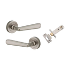 Iver Copenhagen Lever on Round Rose (Pair) — Satin Nickel — LHTR20809KPASS60