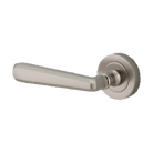 Iver Copenhagen Lever on Round Rose (Pair) — Satin Nickel — LHTR20809LHF