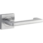 Door Lever Baltimore Return Square Rose Brushed Chrome H52xW52xP58mm
(Latch/Lock Sold Separately) in Brushed Chrome