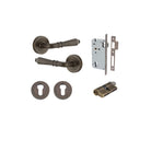 Door Lever Sarlat Round Rose Pair Signature Brass D52xP58mm Entrance Kit, Mortice Lock Euro Signature Brass CTC85mm Backset 60mm, Euro Cylinder Dual Function 5 Pin Signature Brass L65mm KA1, Escutcheon Euro Concealed Fix Round Pair Signature Brass … in Si
