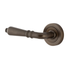 Door Lever Sarlat Rose Round Concealed Fix Left Hand Fixed Signature Brass L111xP56mm BPD52mm in Signature Brass