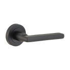 Door Lever Baltimore Round Rose Pair Matt Black
(Latch/Lock Sold Separately) in Matt Black