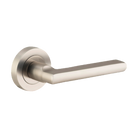 Door Lever Baltimore Round Rose Pair Satin Nickel H52xW52xP55mm
(Latch/Lock Sold Separately) in Satin Nickel