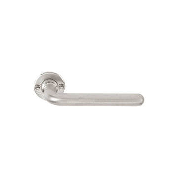 TIMELESS 1921MRR38 unsprung lever handle on rose satin nickel in Satin Nickel