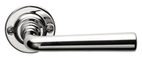 TIMELESS 1925GRR50 sprung lever handle on rose bright nickel  in Bright Nickel
