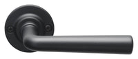 TIMELESS 1925GRR50 sprung lever handle on rose satin black  in Satin Black