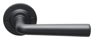 TIMELESS 1925GRR50 sprung lever handle on rose satin black  in Satin Black
