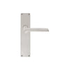 TIMELESS 1927MPSFC unsprung lever handle on blank plate satin nickel in Satin Nickel