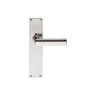 TIMELESS 1929MPSFC unsprung lever handle on blank plate bright nickel in Bright Nickel