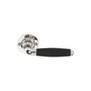 TIMELESS 1932GRR50 sprung lever handle on rose bright nickel/ebony wood in Bright Nickel / Ebony Wood