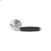 TIMELESS 1932GRR50 sprung lever handle on rose satin nickel/ebony wood in Satin Nickel / Ebony Wood