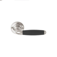TIMELESS 1932GRR50 sprung lever handle on rose satin nickel/ebony wood in Satin Nickel / Ebony Wood
