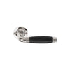 TIMELESS 1934GRR50 sprung lever handle on rose bright nickel/ebony wood  in Bright Nickel / Ebony Wood