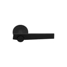 TENSE BB101-G sprung lever handle on rose satin black in Satin Black