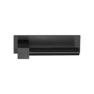BOBBY EK100-G sprung lever handle on horizontal plate PVD satin black in Satin Black PVD