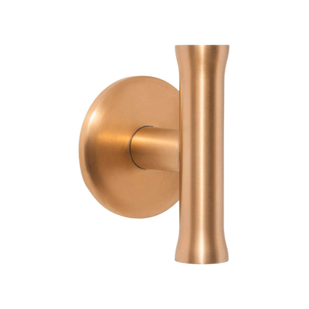 NOUR EV102/64 unsprung lever handle on rose PVD satin gold * in Satin Gold PVD