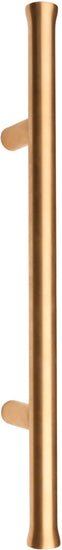NOUR EV365ZL PA pull handle without logo with back-to-back fixing PVD satin gold in Satin Gold PVD