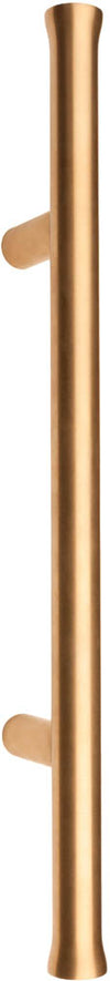 NOUR EV365ZL PA pull handle without logo with back-to-back fixing PVD satin gold in Satin Gold PVD