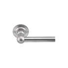 FERROVIA FVL100/48 unsprung lever handle on rose satin stainless steel in Satin Stainless