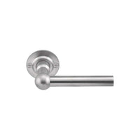FERROVIA FVL100/48 unsprung lever handle on rose satin stainless steel in Satin Stainless