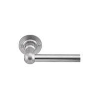 FERROVIA FVL110/52 unsprung lever handle on rose satin stainless steel in Satin Stainless