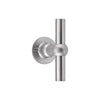 FERROVIA FVT85/40 unsprung lever handle on rose satin stainless steel in Satin Stainless