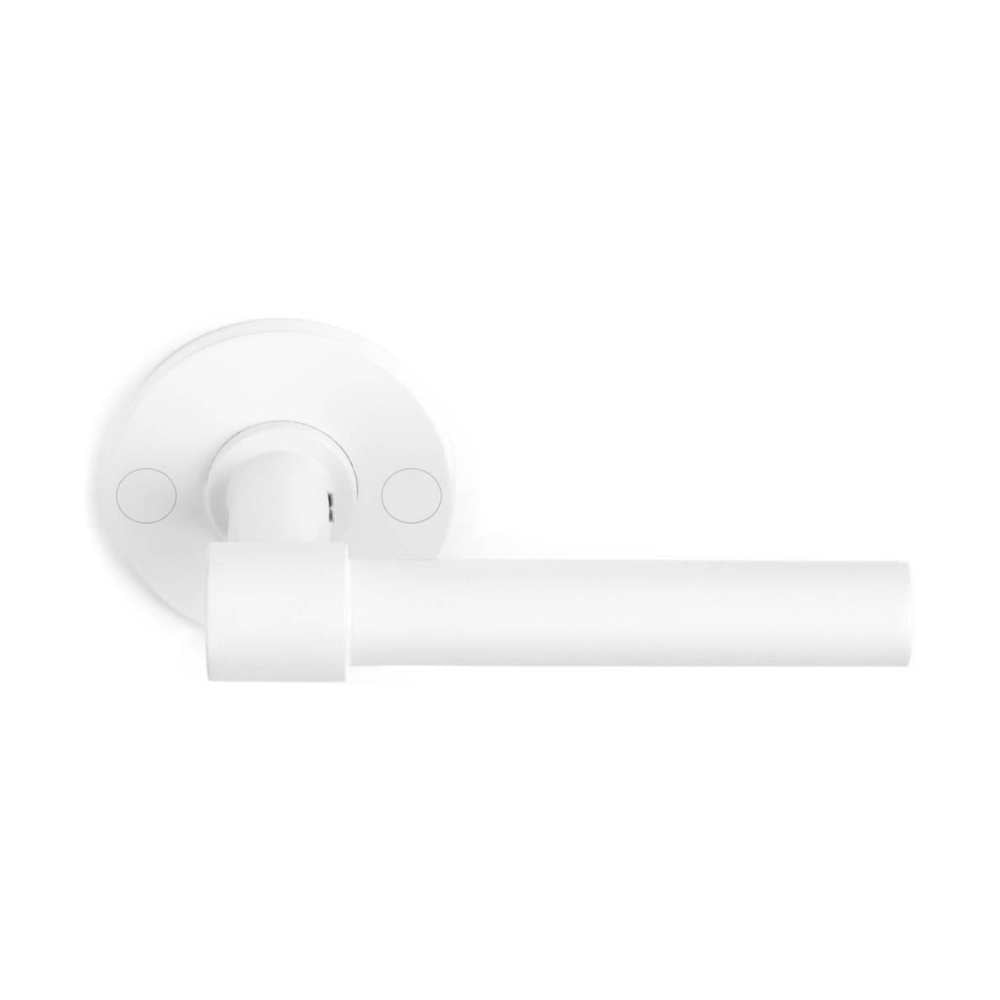 PIET BOON PBL20/50 sprung lever handle 20mm on rose white in White