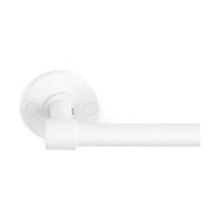 PIET BOON PBL20/50 sprung lever handle 20mm on rose white in White