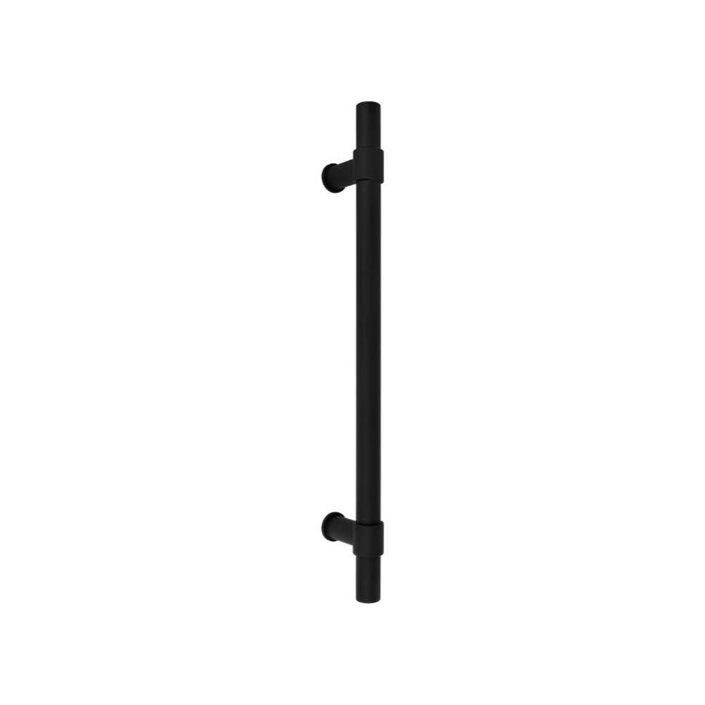 PIET BOON PB400 PA pull handle 300-400mm with back-to-back fixing satin black in Satin Black