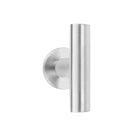 INC PBI103-G sprung lever handle on rose satin stainless steel in Satin Stainless