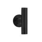 INC PBI103-G sprung lever handle on rose PVD satin black in Satin Black PVD