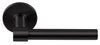 ONE PBL15XL/50 sprung lever handle on rose PVD satin black in Satin Black PVD