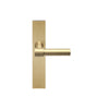 ONE PBL20P236SFC unsprung lever handle on blank plate PVD satin gold in Satin Gold PVD