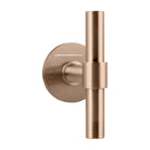 ONE PBT15/50 sprung lever handle on rose PVD light bronze in Light Bronze PVD