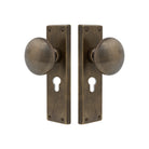 Victorian Knob Lock - Euro 48mm in Oil Rubbed Bronze