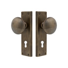 Victorian Knob Lock in Oil Rubbed Bronze