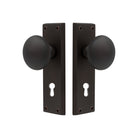 Sutton Square Longplate - Std Keyhole in Vintage Bronze
