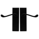 Victorian Lever Latch in Matt Black