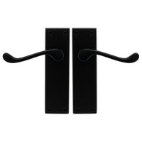 Victorian Lever Latch in Matt Black