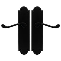 Victorian Lever Latch in Matt Black