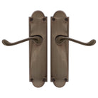 Victorian Lever Latch in Natural Bronze