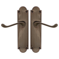 Victorian Lever Latch in Natural Bronze