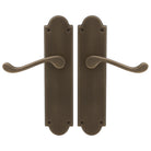 Victorian Lever Latch in Polished Brass