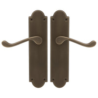 Victorian Lever Latch in Polished Brass